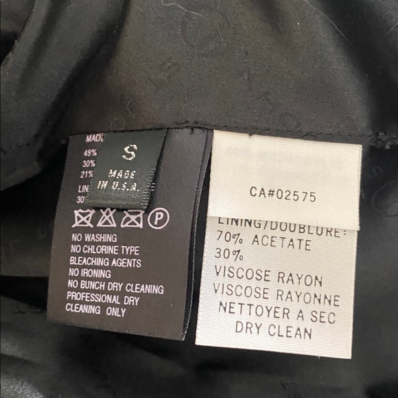 St. John Quilted Faux Fur Studded Convertible Vest/Bomber • Size S - Picture 9 of 16